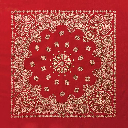 BD2519 Red Metalic Paisley - Daniel Smart Manufacturing