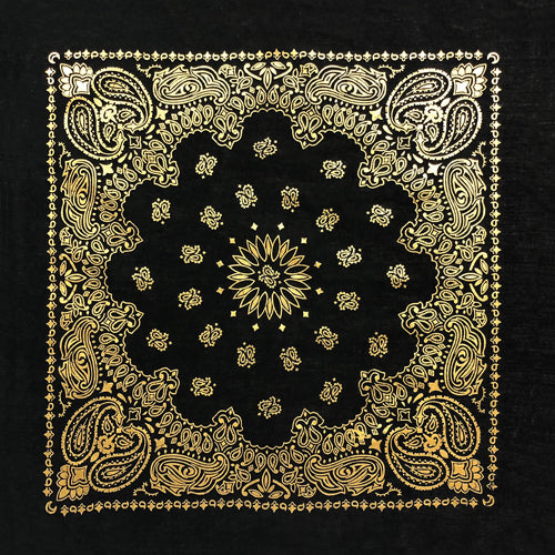 BD2520 Black Gold Metalic Paisley Daniel Smart Manufacturing