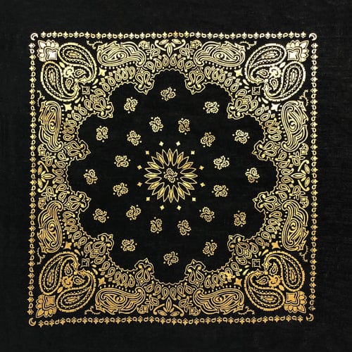 BD2520 Black Gold Metalic Paisley - Daniel Smart Manufacturing