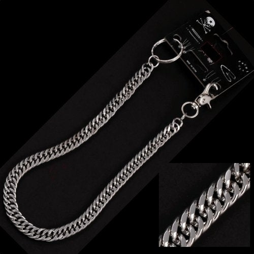 WC-703450 Chromed double chain wallet chain Daniel Smart Manufacturing