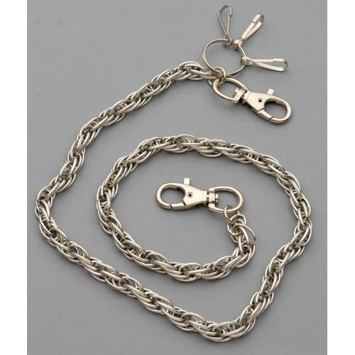 WC-1113 Chrome Wallet Chain with multiple links, 30 inches long Daniel Smart Manufacturing