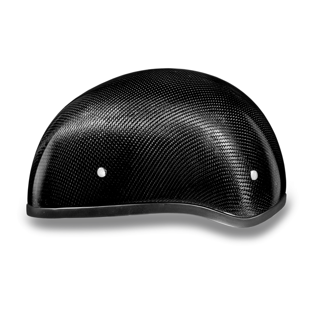 D2-GNS D.O.T. DAYTONA SKULL CAP W/O VISOR- GREY CARBON FIBER Daniel Smart Manufacturing