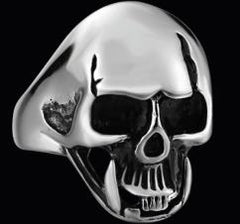 R150 Stainless Steel Cool Biker Skull Biker Ring Daniel Smart Manufacturing