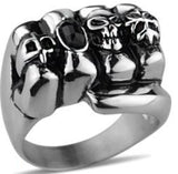 R153 Stainless Steel Ring Fist Biker Ring Daniel Smart Manufacturing