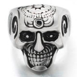 R194 Stainless Steel Brain Saw Biker Ring Daniel Smart Manufacturing