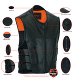 DS007 Men's Updated SWAT Team Style Vest Daniel Smart Manufacturing