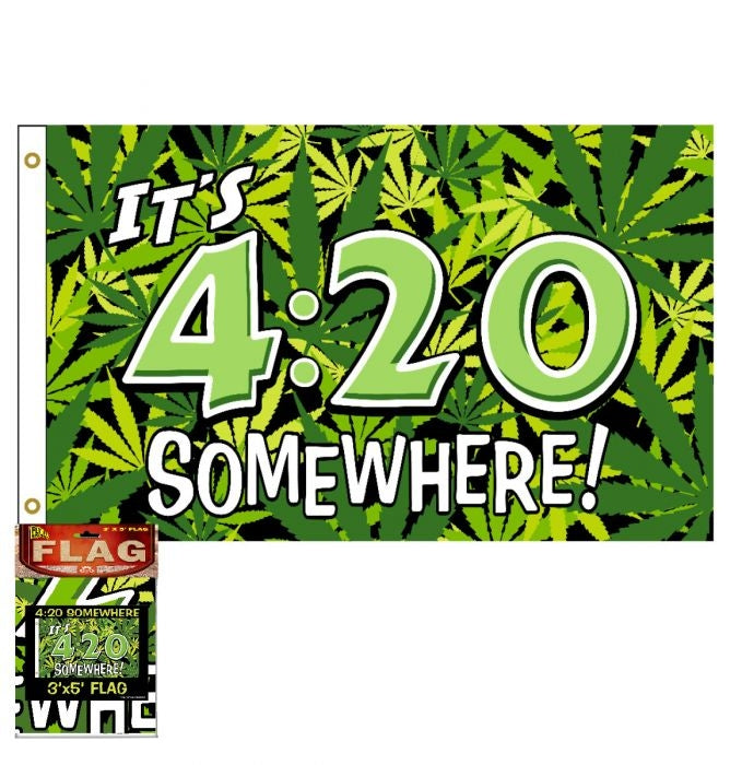 Sf420s 4:20 Somewhere 3x5 Flag Daniel Smart Manufacturing