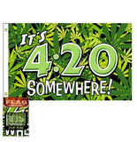 Sf420s 4:20 Somewhere 3x5 Flag Daniel Smart Manufacturing