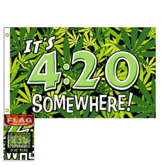 Sf420s 4:20 Somewhere 3x5 Flag Daniel Smart Manufacturing