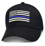 SPOLICE Blue Stripe Police Flag Cap Daniel Smart Manufacturing