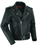 DS761 Motorcycle Armored Classic Biker Leather Jacket Daniel Smart Manufacturing