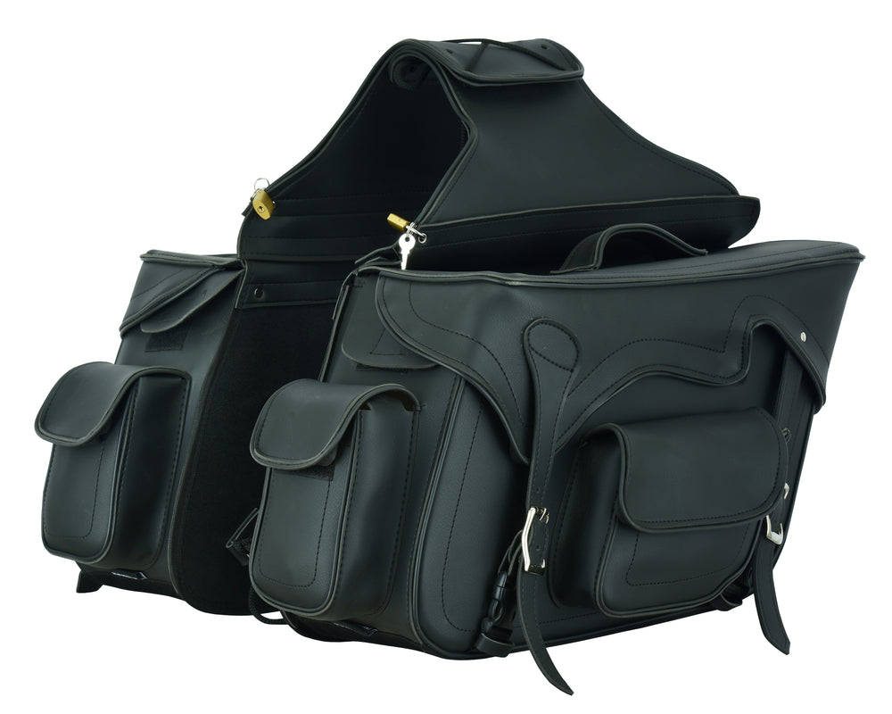 DS322 Two Strap Saddle Bag Daniel Smart Manufacturing