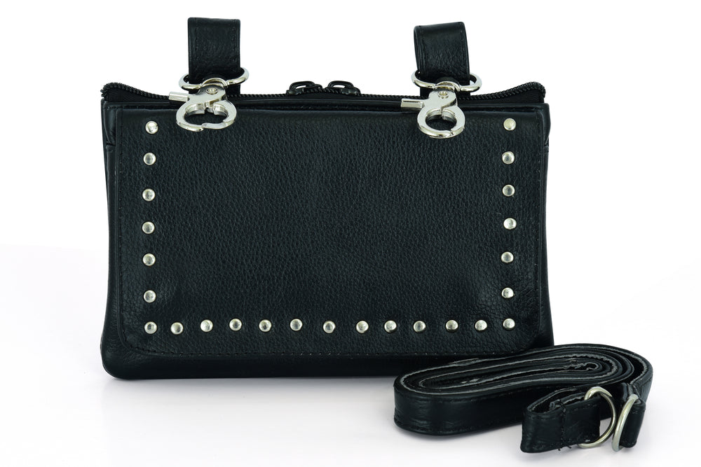 DS8586 Leather Belt Bag - Small Daniel Smart Manufacturing