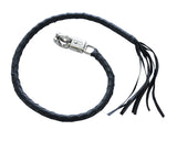 GBW201 Leather Biker Whip - Black Daniel Smart Manufacturing