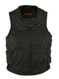 DS212BK Women's Textile Updated SWAT Team Style Vest Daniel Smart Manufacturing