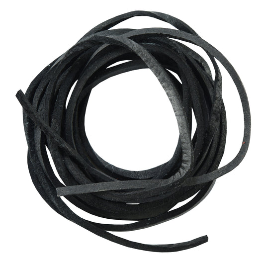 SLBLACK 6' Feet Leather Laces - Black Daniel Smart Manufacturing