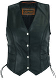 DS222 Women's Braided Vest Daniel Smart Manufacturing