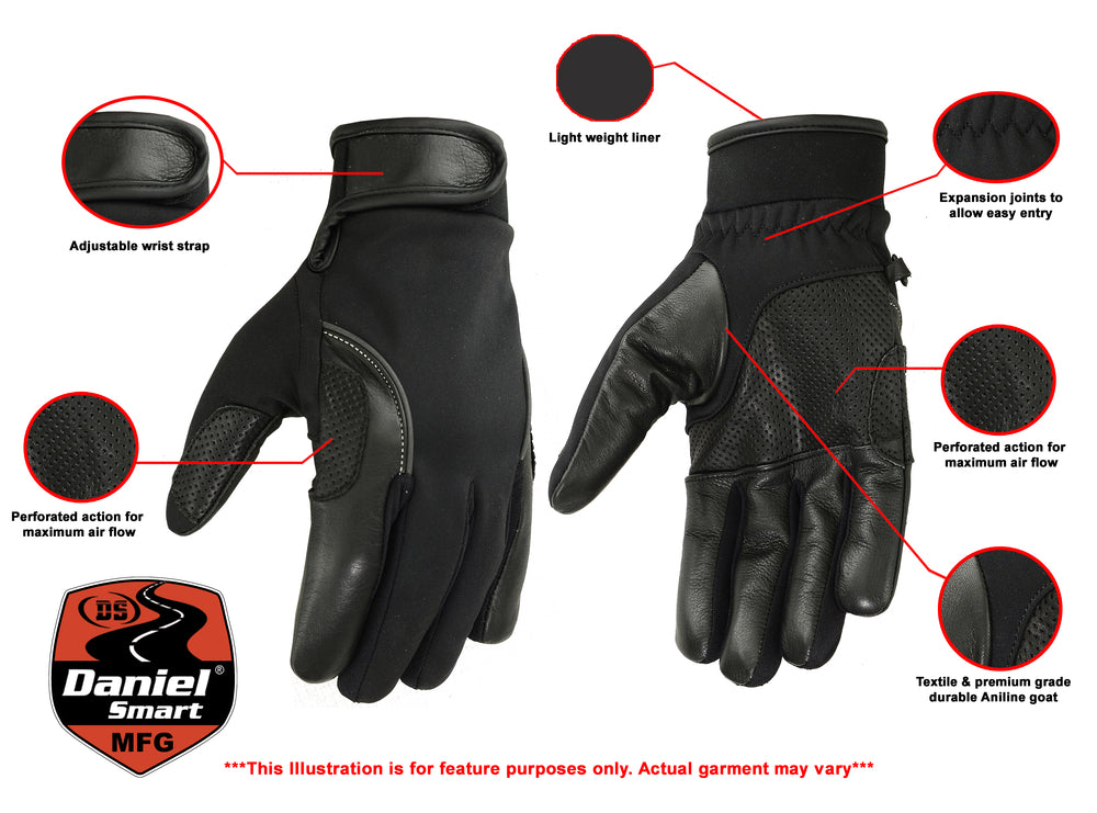 DS33 Leather/ Textile Lightweight Glove Daniel Smart Manufacturing