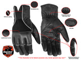 DS65 Leather / Mesh Summer Glove Daniel Smart Manufacturing