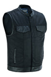 DS689 Concealed Snap Closure, Textile Material, Scoop Collar & Hidden Daniel Smart Manufacturing