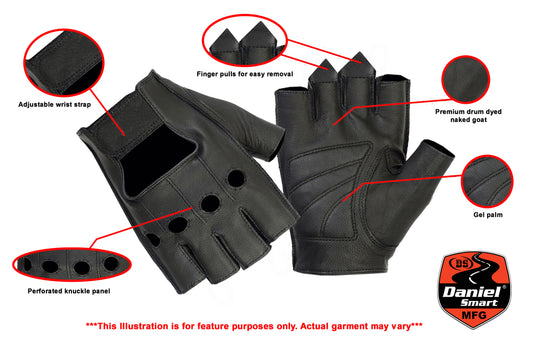 DS61 Premium Fingerless Glove Daniel Smart Manufacturing