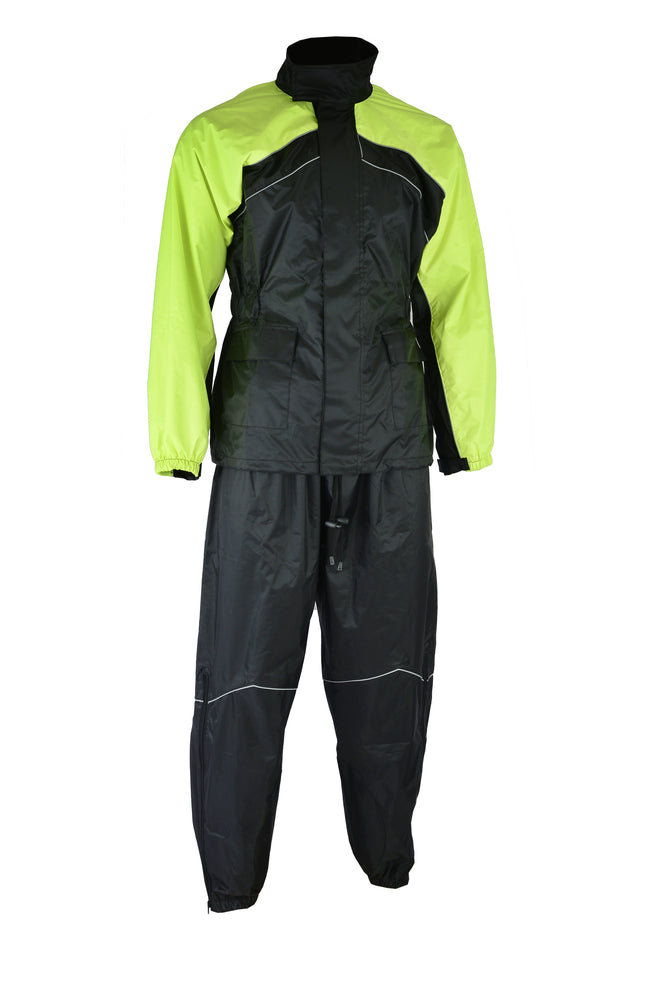 DS592HV Rain Suit (Hi-Viz Yellow) Daniel Smart Manufacturing