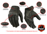 DS86 Women's Perforated Sporty Glove Daniel Smart Manufacturing