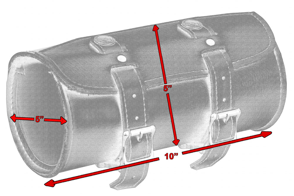 DS4050 Premium Small Leather Round Tool Bag Daniel Smart Manufacturing