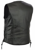 DS252 Women's Classic Side Lace Vest Daniel Smart Manufacturing