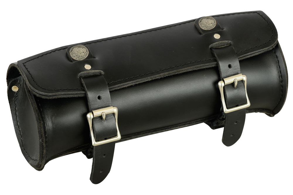 DS4001 Premium Large Leather Round Tool Bag Daniel Smart Manufacturing