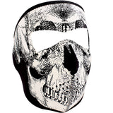 WNFM002 ZAN® Full Mask - Neoprene - Black and White Skull Face Daniel Smart Manufacturing