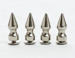 J153 Chrome 1 1/8" Spikes- 4 per Pack Daniel Smart Manufacturing