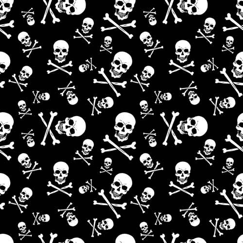 BD2512 Bandana Skull and Crossbones Daniel Smart Manufacturing