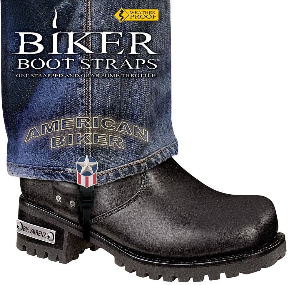 BBS/AB6 Weather Proof- Boot Straps- American Biker- 6 Inch - Daniel Smart Manufacturing