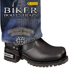 BBS/MC6 Weather Proof- Boot Straps- Maltese Cross- 6 Inch - Daniel Smart Manufacturing