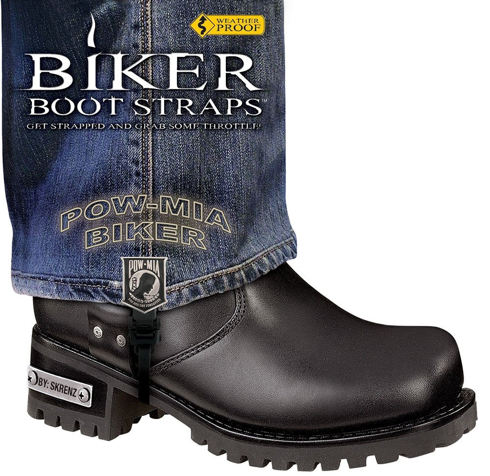 BBS/PW6 Weather Proof- Boot Straps- POW MIA- 6 Inch Daniel Smart Manufacturing