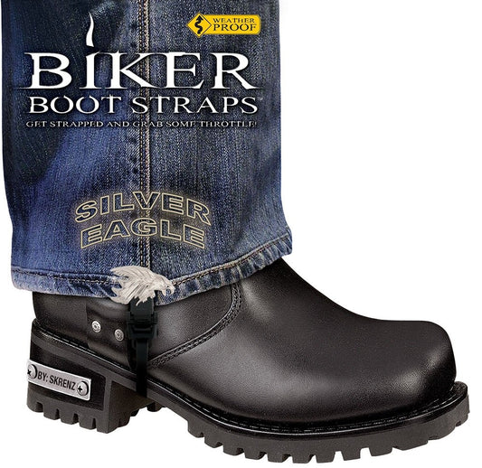 BBS/SE6 Weather Proof- Boot Straps- Silver Eagle- 6 Inch Daniel Smart Manufacturing