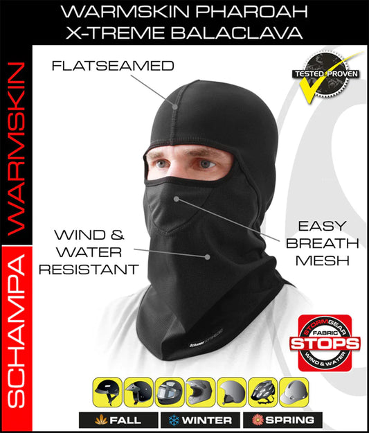 BLCLV011 Pharoah Deluxe II Balaclava- StormGear Botton- WarmSkin Top Daniel Smart Manufacturing