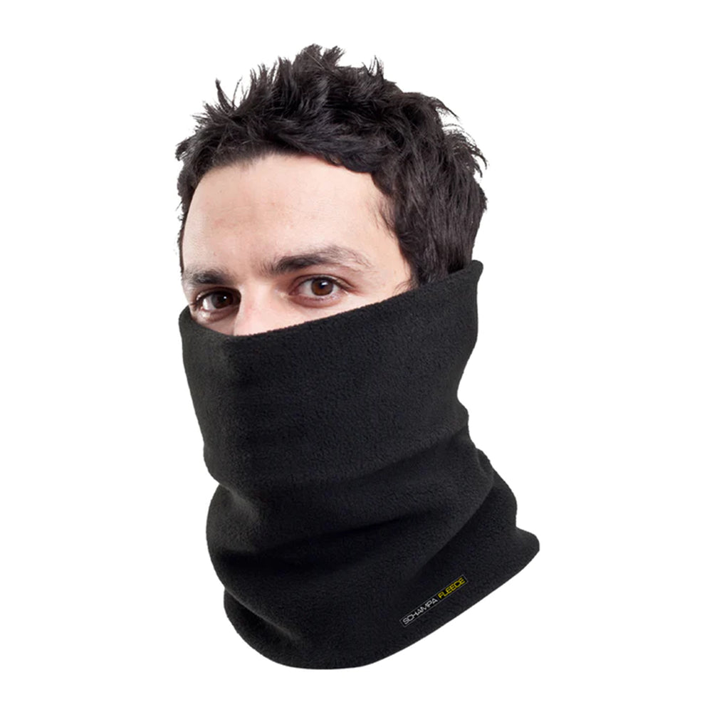 NG001- Double Layer Fleece NeckGaiter- Black Daniel Smart Manufacturing