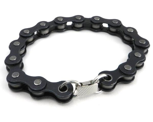 A321B Bike Chain Bracelet- Black Daniel Smart Manufacturing