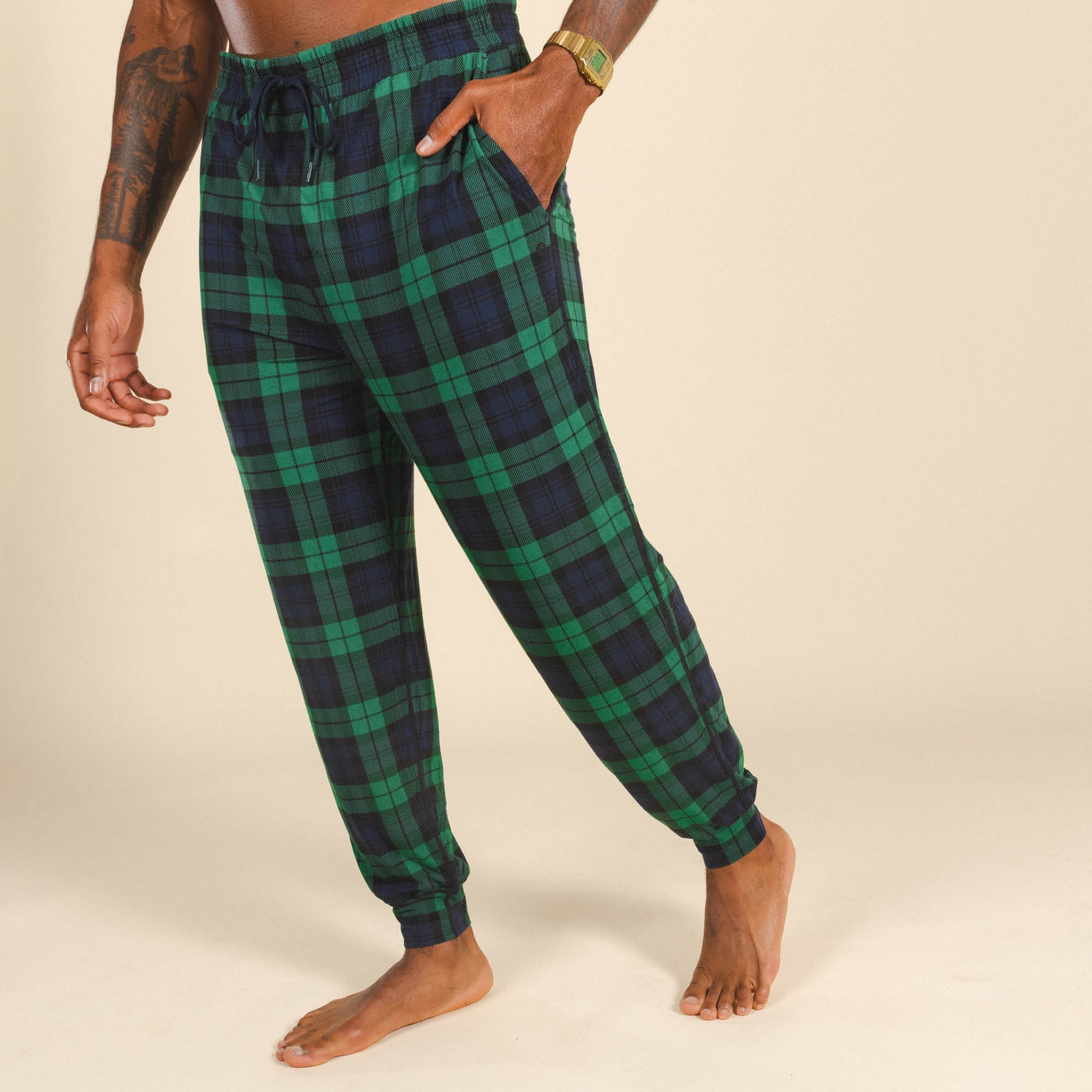 The Black Watch | Tartan Plaid SleepDeep™ Men’s Pajama Joggers