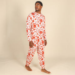 The Santa Slays | Christmas Toile SleepDeep™ Men’s Pajama Joggers