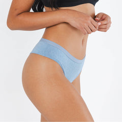 The Chambray All Day | Blue Chambray Cheeky Underwear