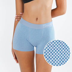 The Chambray All Day | Blue Chambray Women’s Boxers