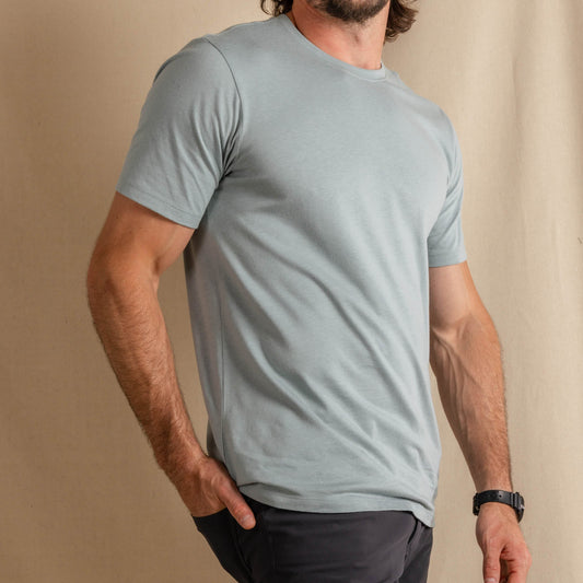 The Everyman™ Tee - Light Slate Blue | T-Shirt For Men ft. Super Stupid-Soft™ Fabric