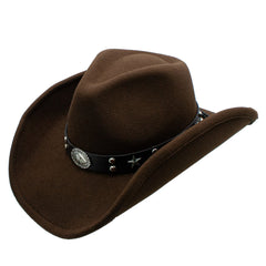 Peter Grimm Dark Brown Parker Hat