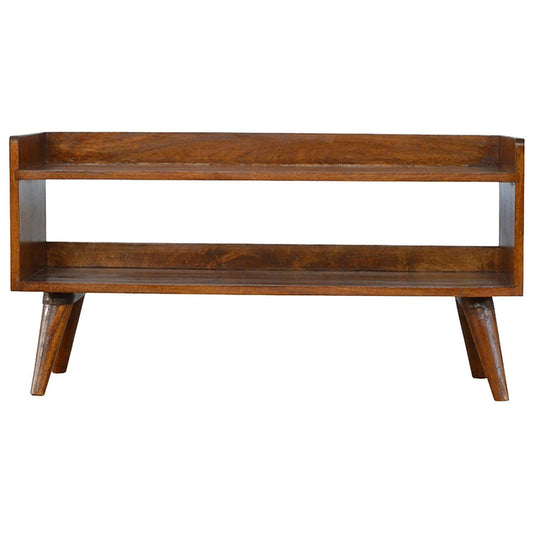 Chestnut Nordic Storage Bench - Artisan Furniture