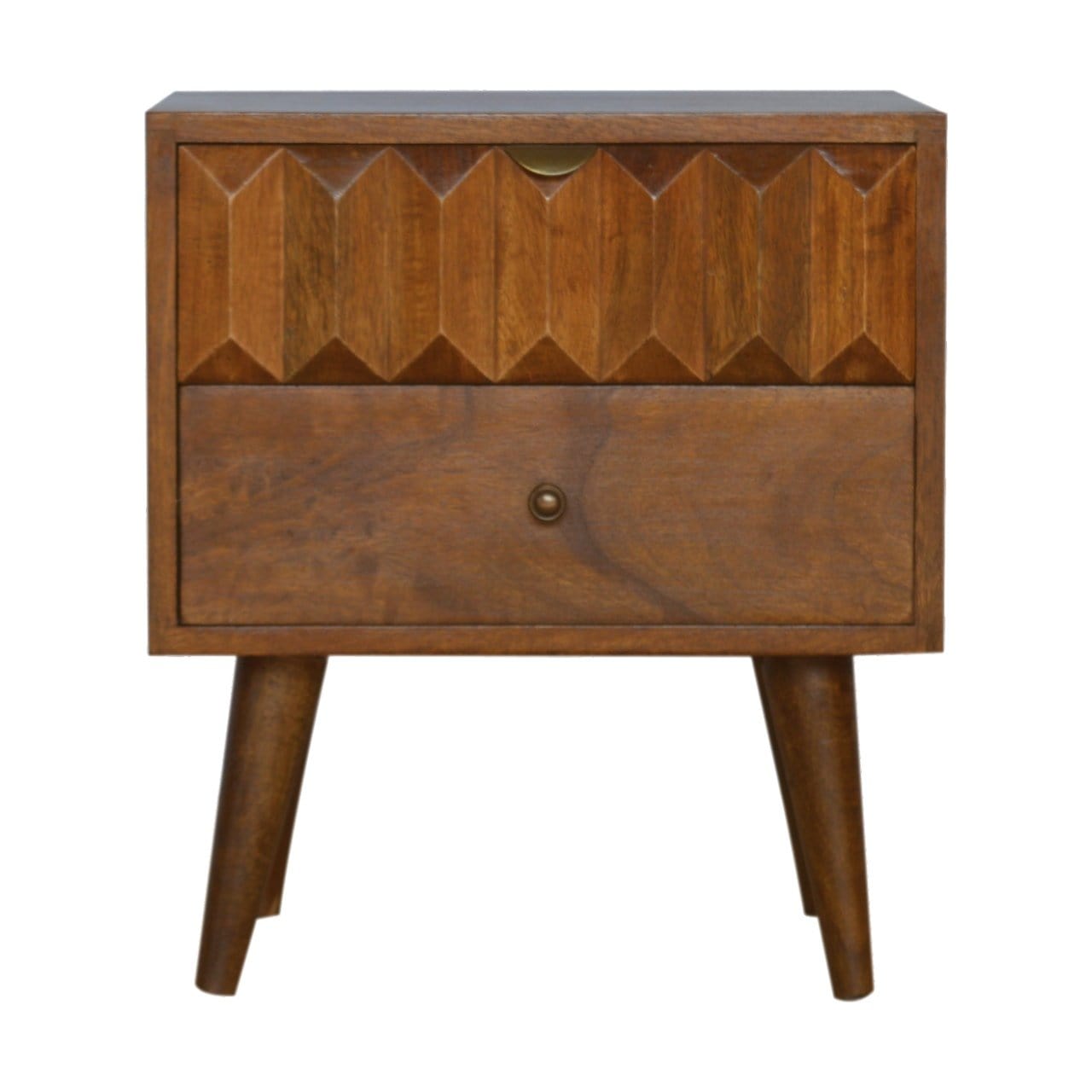 Chestnut Prism Bedside - Artisan Furniture