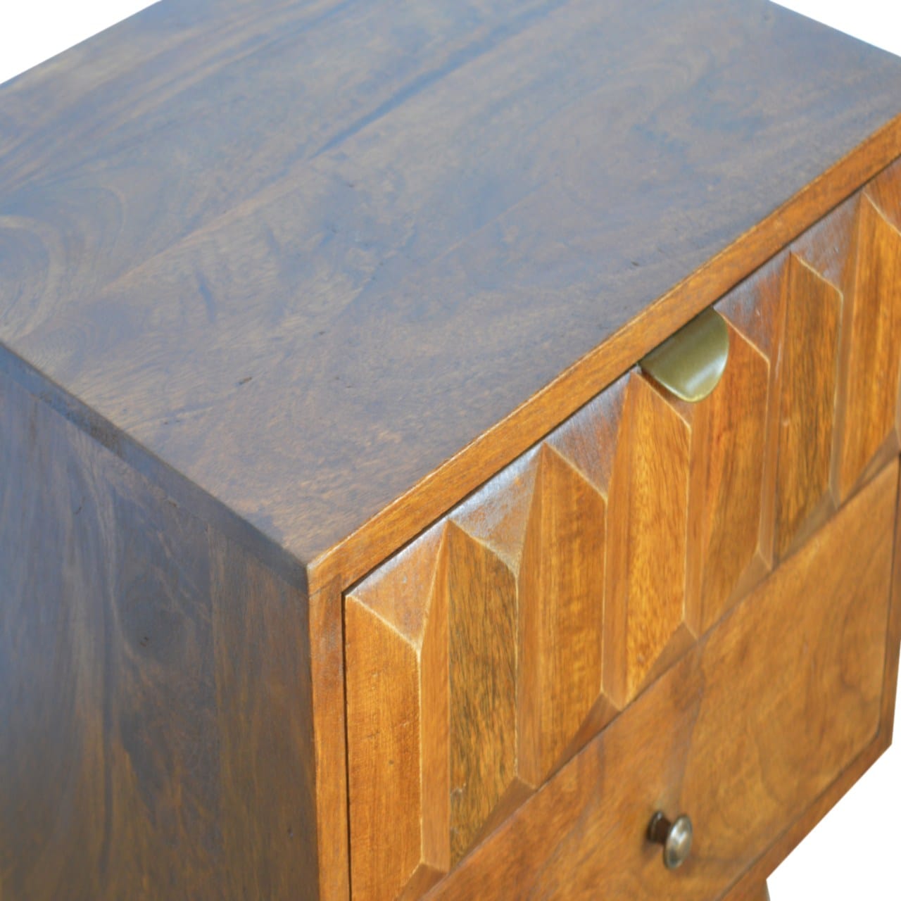 Chestnut Prism Bedside - Artisan Furniture