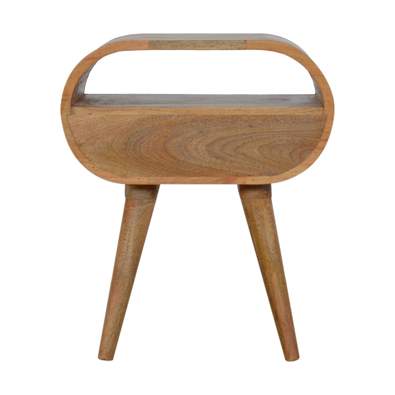 Circular Open Slot Bedside - Artisan Furniture